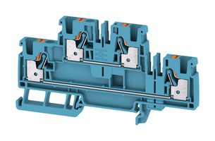 WEIDMULLER 2540040000 BLOQUE TERMINALES, DIN, 4POS, 12AWG