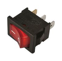 MULTICOMP PRO MP004430 BASCULADOR SPST 12VDC ROJO PANEL