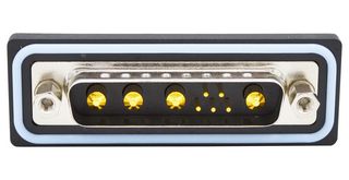 NORCOMP CDFR9W4113L211. COMBO D-SUB CONN, R/A PLUG, DB-9W4, IP67