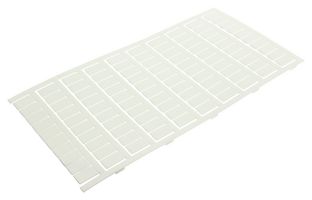 ENTRELEC - TE CONNECTIVITY 1SNK169999R0000 MARKER CARD, BLANK, WHT, TERMINAL BLOCK