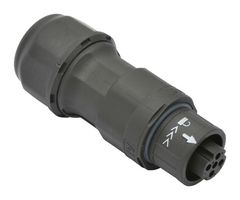 AMPHENOL LTW AD-04BMMB-QL8AP0 CIRCULAR CONNECTOR, PLUG, 4POS, CABLE