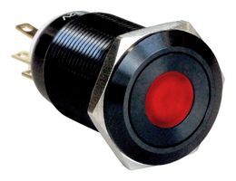 BULGIN LIMITED MPI005DTELARD12 INTERRUP ANTIVAND SPDT 5A 24V/125V ROJO