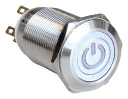 BULGIN LIMITED MPI005O28LSWH12 INTERRUP ANTIVAND SPDT 5A 24V/125V BLANC