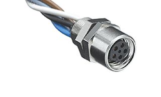 MOLEX 120031-0046 SENSOR CORD, 3P M8 RCPT-FREE END, 300MM
