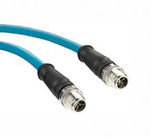 MOLEX 120341-0305 SENSOR CORD, 8P M12 PLUG-M12 PLUG, 5M