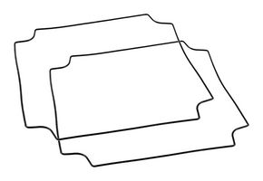HAMMOND 1557HGASKET Las demas manufacturas de plasstico