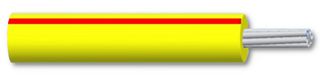 MULTICOMP PRO MP005384 HOOK-UP WIRE, 1.55MM, YELLOW/RED, 100M