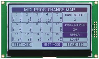 MIDAS DISPLAYS MD240128A6W-FPTLW GRAPHIC LCD, COB, FSTN, 240 X 128P, 3.3V