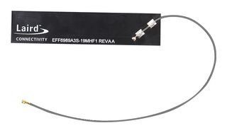 EZURIO EFF6989A3S-19MHF1 ANTENA RF, 698MHZ-6GHZ, 4.5DBI/ADHESIVA