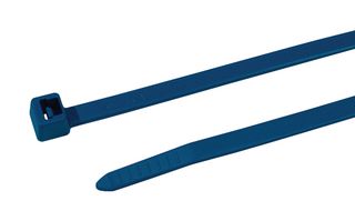 HELLERMANNTYTON 111-01225 CABLE TIE, 100MM, PA66MP, BLUE ROHS COMPLIANT: YES