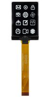 MIDAS DISPLAYS MDOT160128CV-WM OLED GRAPHIC DISPLAY, COT, MULTI, 3V