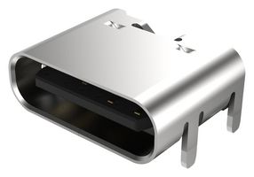 GCT USB4125-GF-A USB CONN, 2.0 TYPE C, R/A RCPT, 6POS/SMT