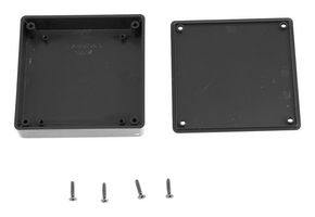 HAMMOND 1551XXBK ENCLOSURE, ABS, 80MMX80MMX80MM, BLACK