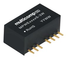 MULTICOMP PRO MPWE1212S-3W DC-DC CONVERTER, 2 O/P, 3W ROHS COMPLIANT: YES