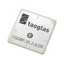 TAOGLAS CGGBP.35.2.A.08 ANTENA RF, PARCHE, 1.602GHZ, ADHESIVA