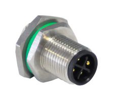 BULGIN LIMITED PXMBNI12RPM17AFLM12001 SENSOR CORD, 17P M12 PLUG-FREE END, 3.9"
