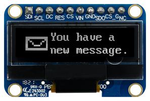MIDAS DISPLAYS MDOB128032HV-WS PANTALLA GRÃFICA OLED COB, 128 X 32P, 3V