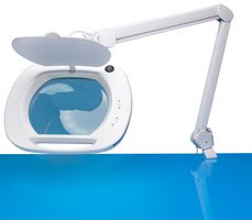 LIGHTCRAFT LC9100LED MAGNIFIER LAMP, DUAL DIMMER, 1.75X