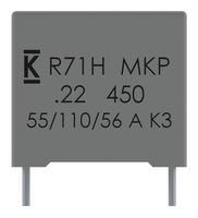 KEMET R71XR510050H0K CAP, 10UF, 450VDC, FILM, RADIAL