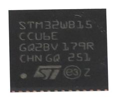 STMICROELECTRONICS STM32WB15CCU6E MCU, 32 BIT, 320KB, 64MHZ, UFQFPN-EP-48