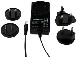 MULTICOMP PRO MP007773 ADAPTER, AC-DC, 24V, 1A