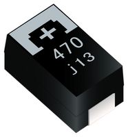 PANASONIC 6TPE470MZ CAP, 470UF, 6.3V, TANT, POLYMER, CASE D