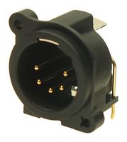 MULTICOMP PRO MP300255 XLR CONNECTOR, PLUG, 5POS, PANEL/PCB