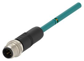 TE CONNECTIVITY TAD2413A201-200 SENSOR CORD, 4P M12 PLUG-FREE END, 20M