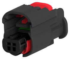 TE CONNECTIVITY 2292906-1 CARCASA AUTOMOTRIZ, HEMBRA, 2POS, NEGRO
