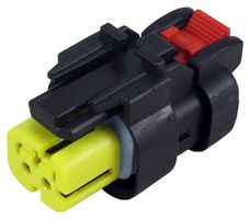 TE CONNECTIVITY - AMP 776522-3 CARCASA AUTOMOTRIZ, MACHO, 2P, AMARILLO