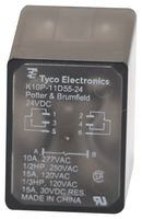 POTTER&BRUMFIELD - TE CONNECTIVITY K10P-11D55-24 POWER RELAY, DPDT, 24VDC, 15A, THT