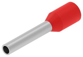 AMP - TE CONNECTIVITY 1-966067-0 TERMINAL, WIRE FERRULE, 17AWG, RED