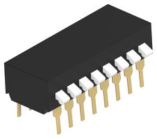 TE CONNECTIVITY 5-1571999-6 INTERRUPTOR DIP, SPST, 8P, 1A, 5VDC, THT
