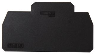 ENTRELEC - TE CONNECTIVITY 1SNA199635R2400 END SECTION, BLACK, POLYAMIDE ROHS COMPLIANT: YES