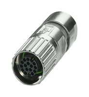 PHOENIX CONTACT 1629050 CIRCULAR CONN, PLUG, 17POS, CRIMP