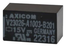 TE CONNECTIVITY - AXICOM V23026A1003B201 POWER RELAY, SPDT, 1A, 150VAC, THT ROHS COMPLIANT: YES
