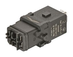 HARTING 09100033106. HEAVY DUTY INSERT, RCPT, 3+PE, 10A
