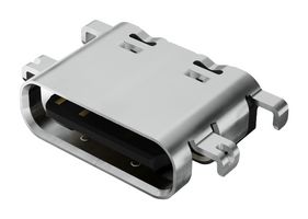 GCT USB4520-03-0-A USB CONN, 2.0 TYPE C, R/A RCPT, 16POS