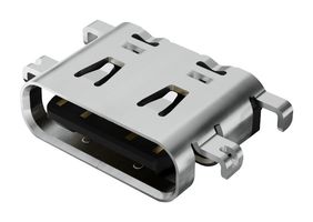 GCT USB4520-03-1-A USB CONN, 2.0 TYPE C, R/A RCPT, 16POS