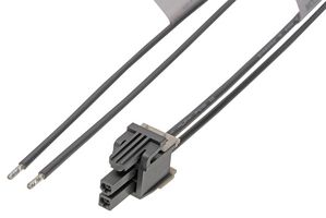 MOLEX 218311-1023 CABLE ASSY, 2P RCPT-FREE END, 600MM