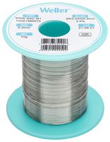 WELLER T0051402599 SOLDER WIRE, 96.5/3/0.5 SN/AG/CU, 100G ROHS COMPLIANT: YES