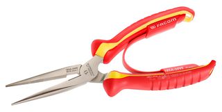 FACOM 185A.20VE PLIER, LONG HALF ROUND NOSE, 200MM