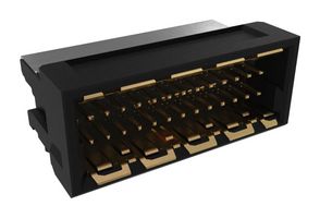 AMPHENOL COMMUNICATIONS SOLUTIONS 10146153-2600RLF CONN, R/A HEADER, 26POS, 2ROW, 1MM