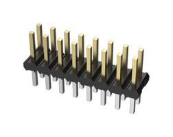 AMPHENOL COMMUNICATIONS SOLUTIONS 57102-F08-05ULF CONN, HEADER, 10POS, 2ROW, 2MM, TH