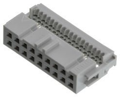AMPHENOL COMMUNICATIONS SOLUTIONS 71600-118LF IDC CONN, RCPT, 18POS, 2ROW, 2.54MM
