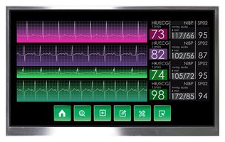 MIDAS DISPLAYS MDT1010D1IH-MIPI TFT MODULE, 1024X600P, 1100CD/M2, MIPI