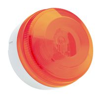 MOFLASH SIGNALLING X195-02WH-SB-01 BEACON, AMBER, CONTINUOUS/FLASH, 28V