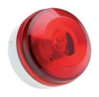 MOFLASH SIGNALLING X195-02WH-SB-02 BEACON, RED, CONTINUOUS/FLASH, 28V