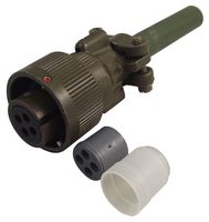 ITT CANNON CA3106E14S-2SB Circular Connector, MIL-C-5015 Series (VG95234), Plug, 4, Socket, Solder, Cable Mount RoHS Compliant: No