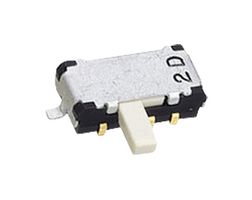 NIDEC COMPONENTS CMS-2214TA SLIDE SWITCH, DPDT, 0.1A, 12VDC, SMD